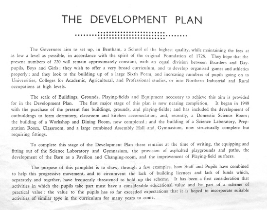 0107, BG 225, 16 Sep 1950, BGS Development Plan page 2