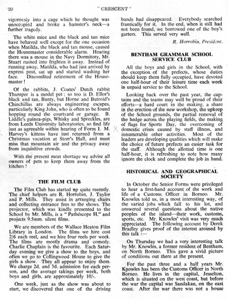 0154, C51 20,   21 Mar 1951, Pets, Film Services &amp; HistGeog Soc