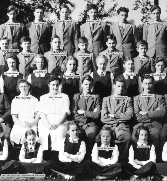 246, 1951-19, 10 Oct 1951, Annual School Photo  BGS 6 of 8 Labels.jpg