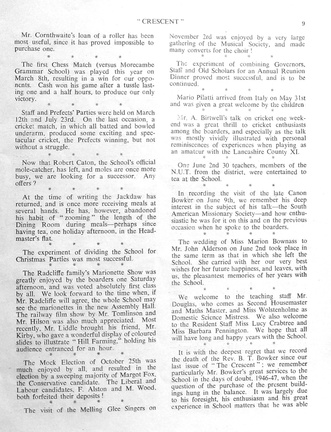 0274, C52 09,    9 Apr 1952, School Notes