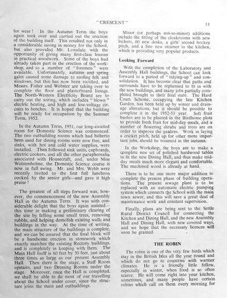 0276, C52 11,    9 Apr 1952, School Notes