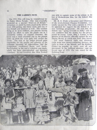 0289, C52 24,    9 Apr 1952, The Garden Fete, 1951