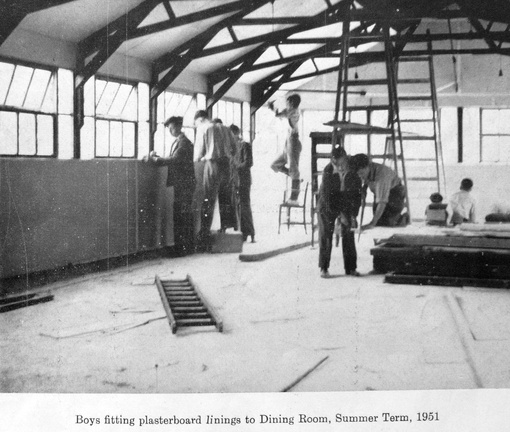 0298, C52 24F aka BG 228, 9 Apr 1952, Boys fitting plasterboard, 1951