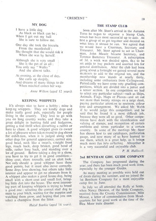 0399, C53 19,    1 Apr 1953, Articles, Stamp Club &amp; Guids 