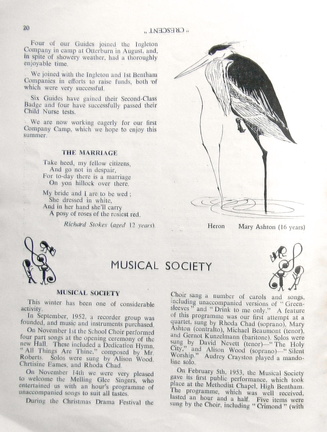 0400, C53 20,    1 Apr 1953, Articles &amp; Musical Society
