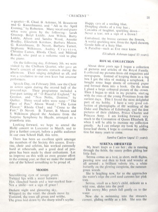 0401, BG 215,   1 Apr 1953, Musical Society &amp; Articles
