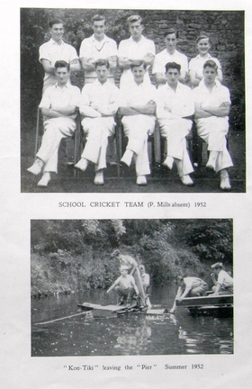 0416, C53 24E,  1 Apr 1953, School Cricket Team 1952 &amp; Kon-Tiki