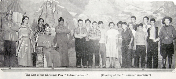 0497, C54 13,  14 Apr 1954, Cast Indian Sunmme The Christmas Play 1953