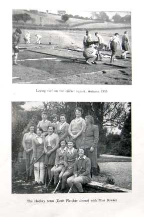 0508, C54 22A,14 Apr 1954, Laying Turf &amp; The Hockey Team