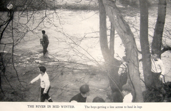 0515, C54 22E, 14 Apr 1954, The river in mid winter