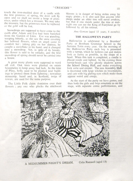 522, C54 23,    14 Apr 1954, Article & The Hallowe'en Party.jpg
