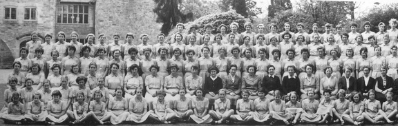 0566, 1954-16, 12 May 1954, Annual School Photo  BGS Left Half