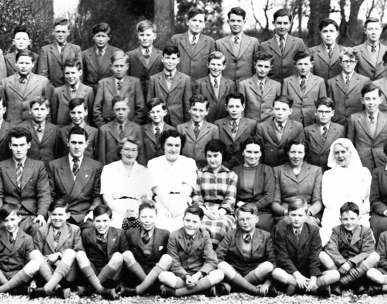 0593, 1955-02, 9 Mar 1955, Annual School Photo  BGS 2 of 6