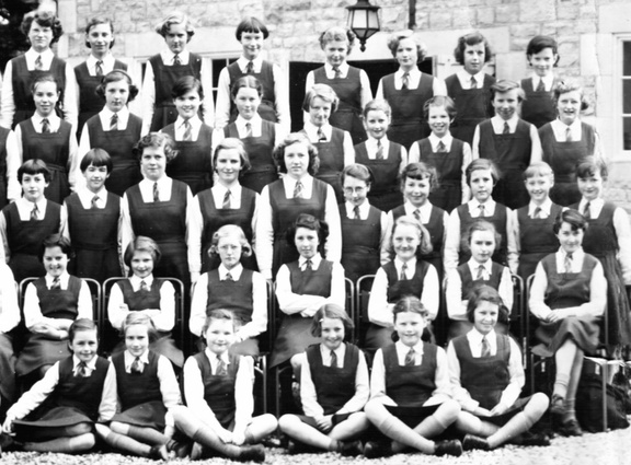 0605, 1955-06, 9 Mar 1955, Annual School Photo  BGS 6 of 6