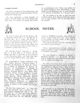 0622, C55 09,    6 Apr 1955, School Notes