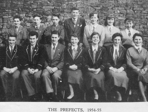 0653, C55 26J,   6 Apr 1955, The School Prefects, 1954-55