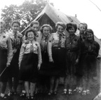 0696, JR ae,      1 Jun 1955, Girl Guides camping