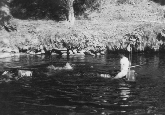 0729, MF w,       9 Jul 1955, Alan riding &amp; Peter Sucksmith