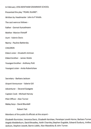 0739, BG 189, 17 Feb 1956, Cast of Pearl Island