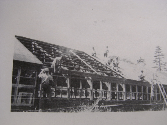 0740, BG 021 aka C57 24B &amp; C57 24C, 7 Mar 1956, Finishing roof, new Classroom Project