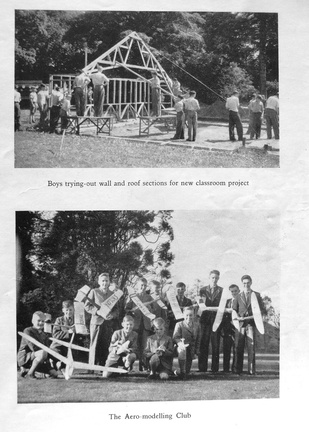 0774, C56 26A, 28 Mar 1956, Trying out building sections &amp; The Aero Modelling Club