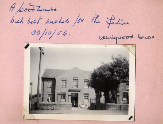 0865, JR aa,     30 Oct 1956, Collingwood House on card 