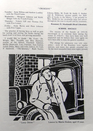 0922, C57 27, 17 Apr 1957, Library, Socials