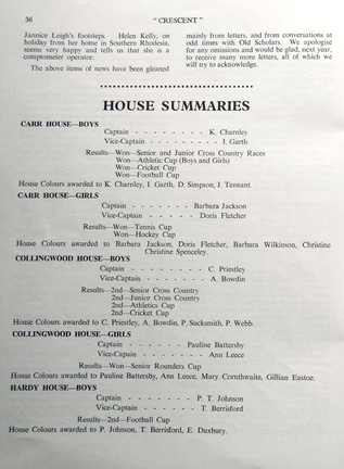 0931, C57 36, 17 Apr 1957, BGSOSA &amp; House Reports