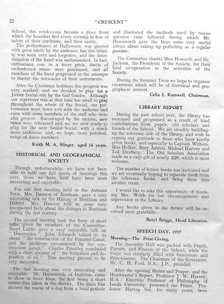 1007, C58 22, 2 Apr 1958, Hist &amp; Geog, Library &amp; Speech Day