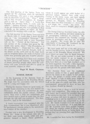 1014, C58 27, 2 Apr 1958, Scientific Socoety &amp; House Reports