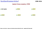 1030, BG 240, 2 Apr 1958, C58 41A Names - Junior Cross-country, 1958