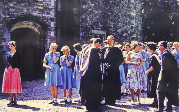 1056, PW 013, 9 Juk 1958, Speech Day, Mr Smith, Mr Southwell &amp; Mr Lonsdale