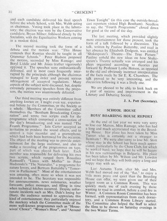 1188, C60 32, 13 Dec 1960, Boarding House Reports