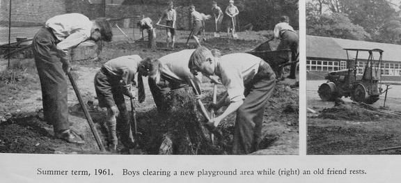 1277, C61 28B, 18 Apr 1962, Boys clearing ground