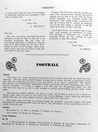 1287, C61 34, 18 Apr 1962, Football