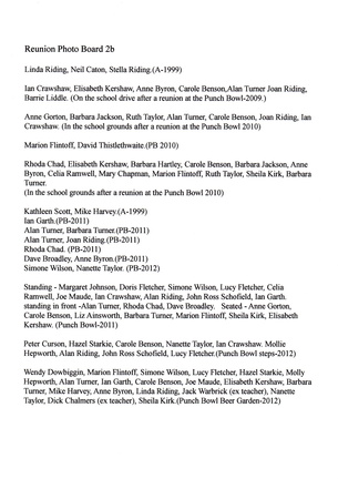 1415, B 2B 01,     1 Aug 2012, Reunion - 1999-2011 Photo Board 2B Names