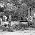 0105.02, BG 274, 16 Sep 1950, Foundations Woodwork shop - Alan Mills  & Roger Horrobin at RH Side