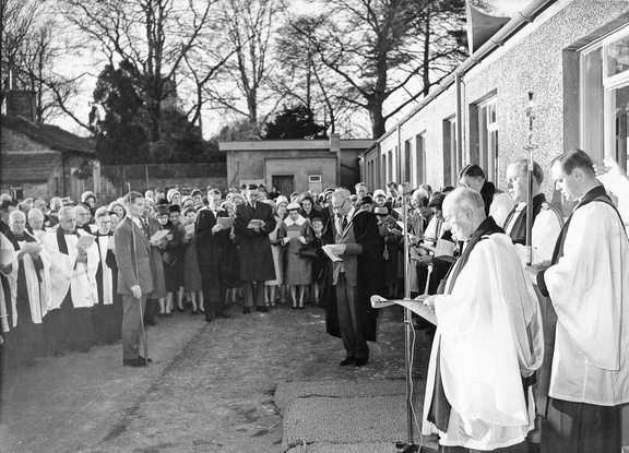 1307.03, JW 020, 15 Nov 1962, Dedication of new classroom block by Archbishop of York