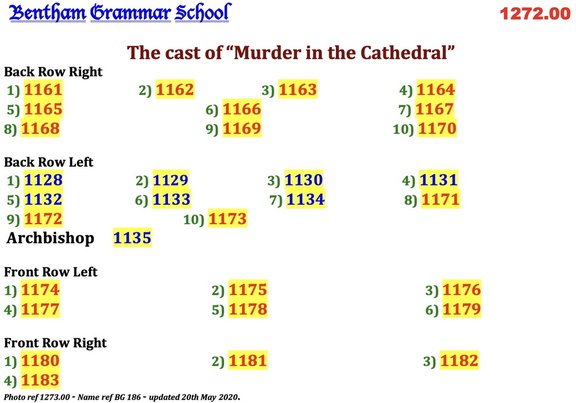 1273.00, Bg 186, 18 Apr 1962, Cast Murder in the Cathedral