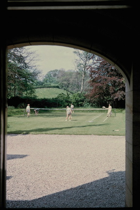 1231.10, JW 6112, 8 Jul 1961, Tennis practice on Church Court