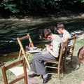 1136.40, JW 6005, 1 Jun 1960, Art lesson by the river