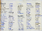 1058.01, JW 162, 1 May 1959, Signatures for Mr Ford's 80th birthday