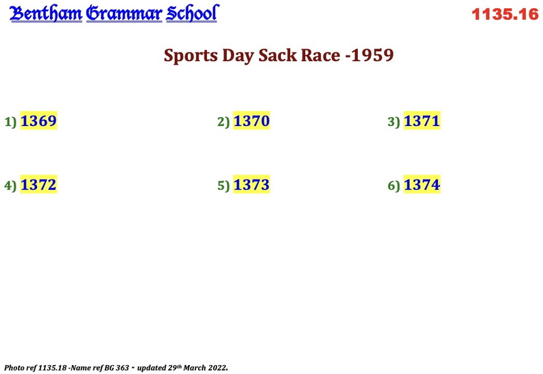 1135.18, BG 363, 22 Jul 1959, Names - Sports Day 1959 - Boys sack race.jpeg