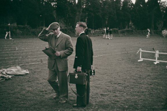 1056.50, JW 6232, 12 Jul 1958, Sports Day Mr Smith with Lancaster Guardian Reporter