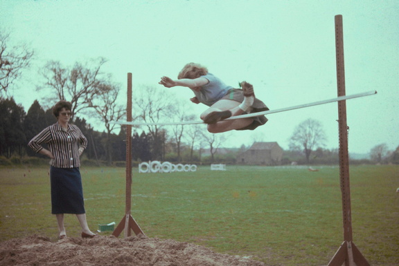 1056.15, JW 6235, 12 Jul 1958, Sports Day Girls high jump