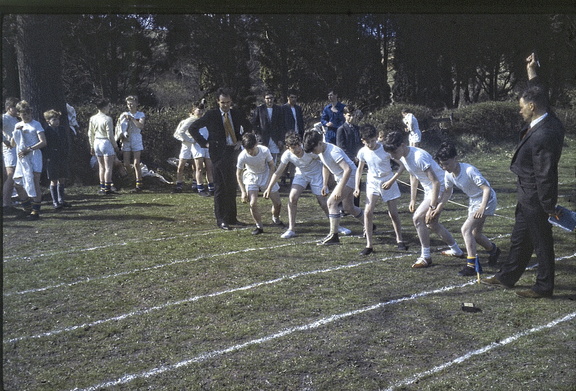 1056.20, JW 6241, 12 Jul 1958, Sports Day Mr Smith on right