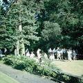 1040.55, JW 6130, 1 Jun 1958, Mixed group in the gardens