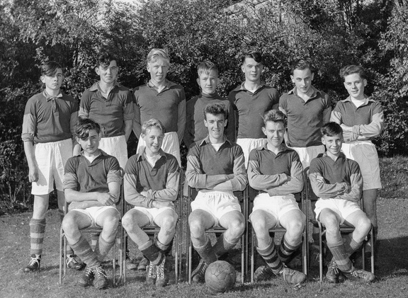 0916.00, C57 24K, 17 Apr 1957, First XI Football, 1956-57