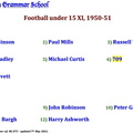 0169.00, BG 073, 21 Mar 1951, Names - Football Under 15 XI, 1950-51