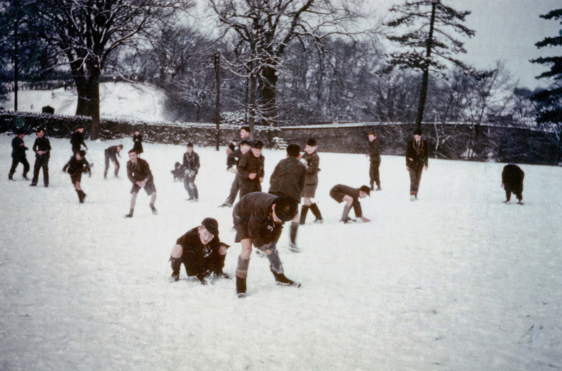 0688.00, JW 134, 17 Feb 1955, Junior boys at Winter sports on the Paddock.jpeg